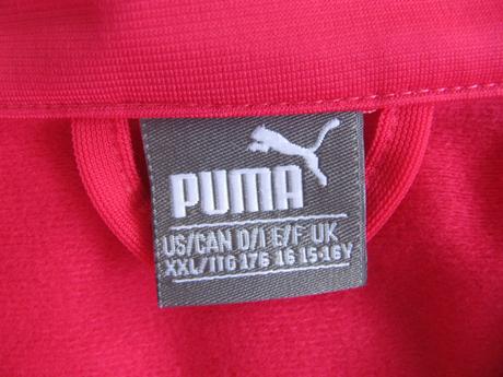 Dívčí sportovní mikina na zip puma, puma,170
