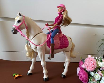 Mattel barbie kůň snů s panenkou barbie, 