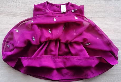 Vínově červené šatičky vel. 62, adams,62