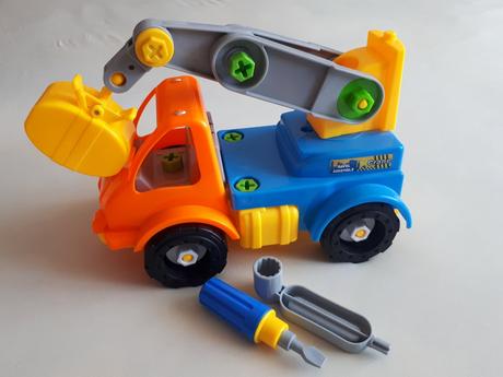 Auto šroubovací, bagr, 30cm, kamyu,