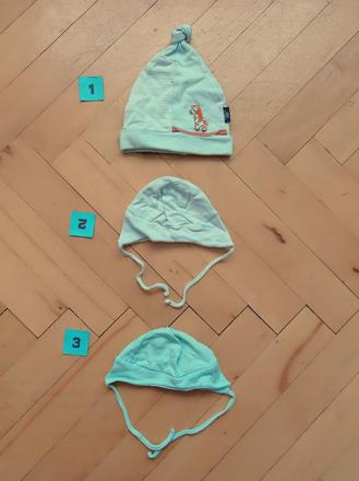 Čepice vel. 62-68, cca 41-44 cm, 62