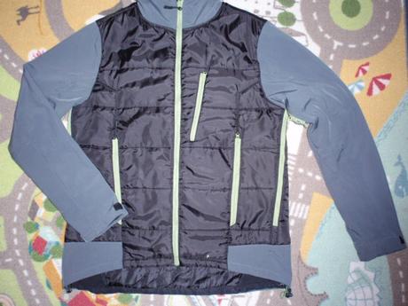 Soft shell bunda černo-šedo-zelená, xl