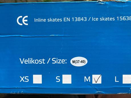 Rostoucí brusle 2v1 (led/inline) worker (m 37-40),