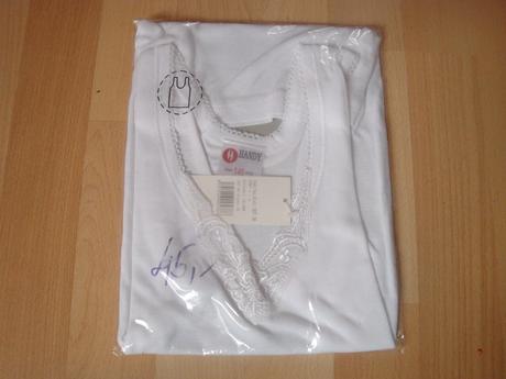 Košilka (spodní prádlo)- bílá, vel. 146, nepoužitá, 146