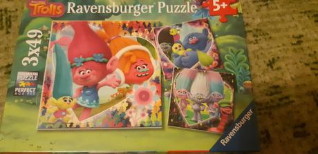 3x puzzle frozen, trolls, tlapková patrola,