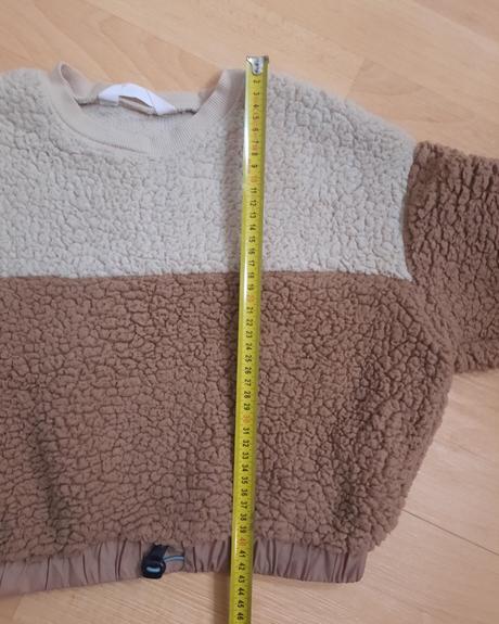 Mikiny chlup svetr crop hm vel.134-140, h&m,134