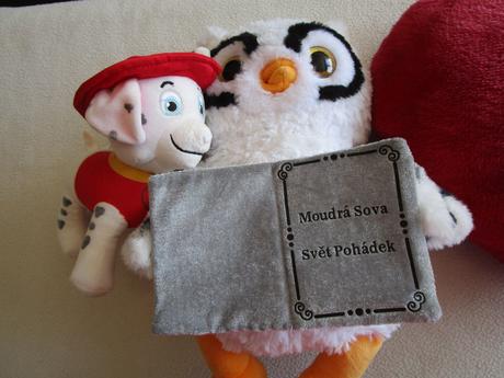 3x plyšák, včetně sovy, která povídá 3 české pohád, 