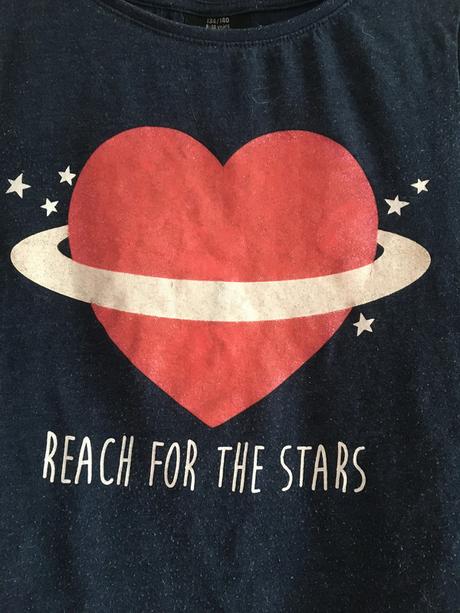 Vel. 128 modré triko srdce, 128