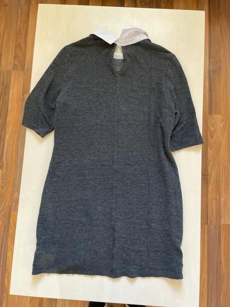 Svetrové šaty s límcem, vel l, ff, l