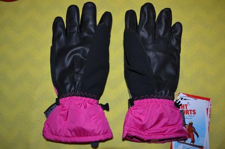 Lyžařské dámské šusťákové prstové rukavice, 36 / 38 / 40