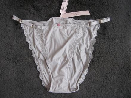Skvělé šedé bikinové kalhotky v.s., victoria's secret,xl