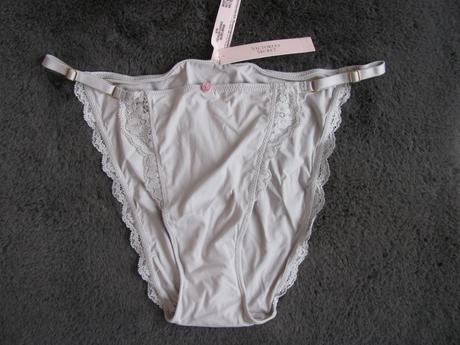Skvělé šedé bikinové kalhotky v.s., victoria's secret,xl