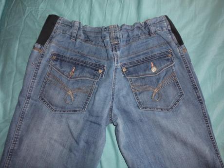 Bokové těhotenské džíny, c&a,42