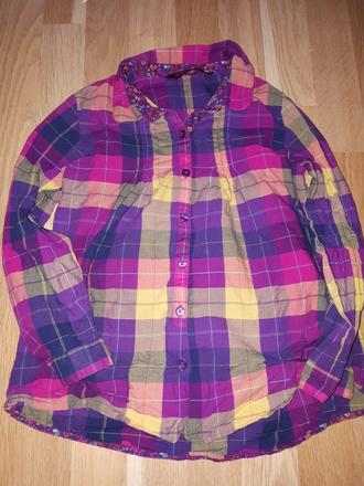 Barevná kostkovaná košile baker 8 let, 128