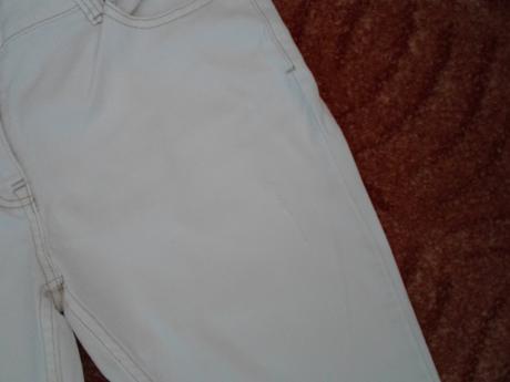 Bílé kalhoty rifle džíny relaxed skinny, next,40