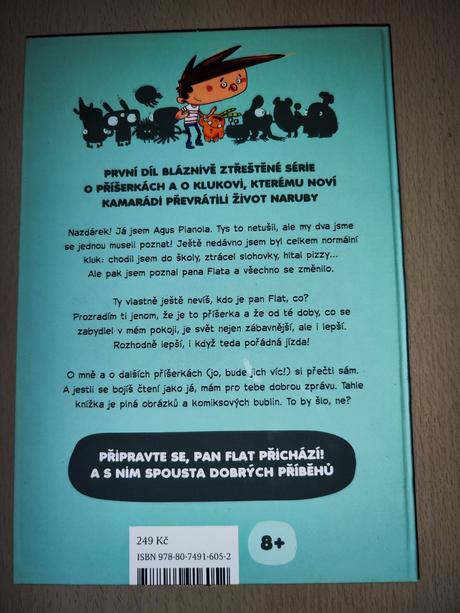 Kniha agus a příšerky - už je tady pan flat, 