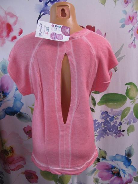 Dámské bavlněné pružné tričko, opraný vzhled, 42