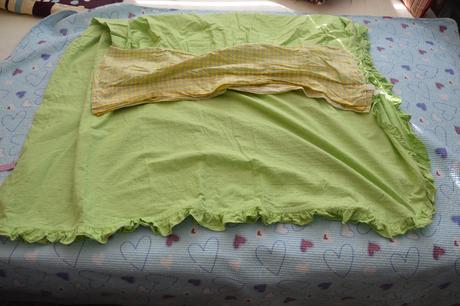 Hráškově zelená nebesa, bavlněná, šířka (cm): 150,délka (cm): 180