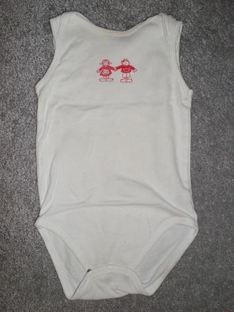 Body bez rukávů, hema,74