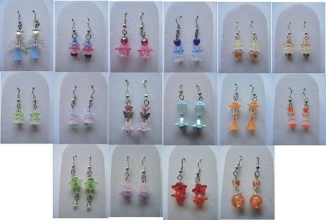 Náušnice z korálků, 