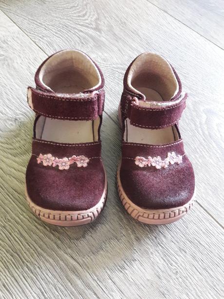 Kožené balerinky pegres, v.23, pegres,23