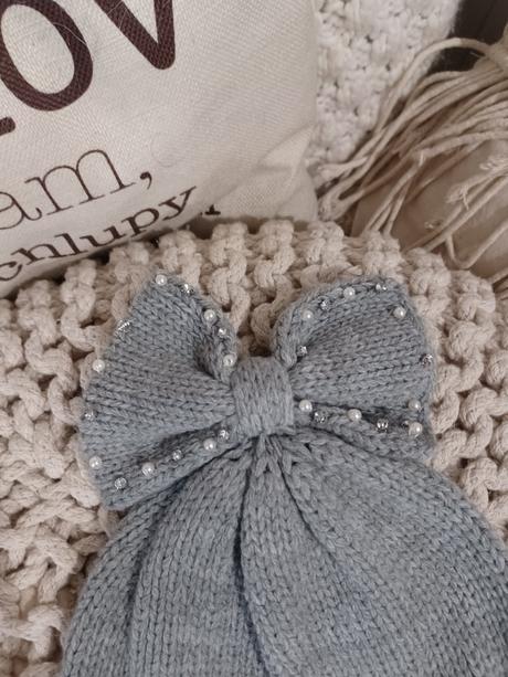 Šedá čepice s perličkami mohito, mohito