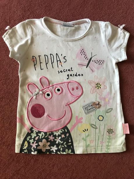 Tričko peppa pig bílé, tu,104