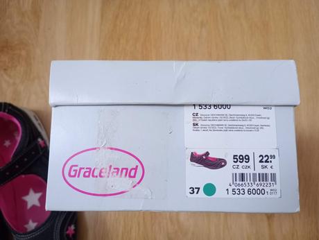 Dívčí boty graceland, vel. 37, graceland,37