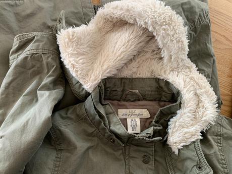 Kabát & vyteplený bundokát h&m vel. 152, h&m,152