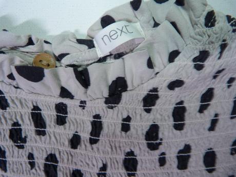 Šedo černé šatičky vel. 128, next,128