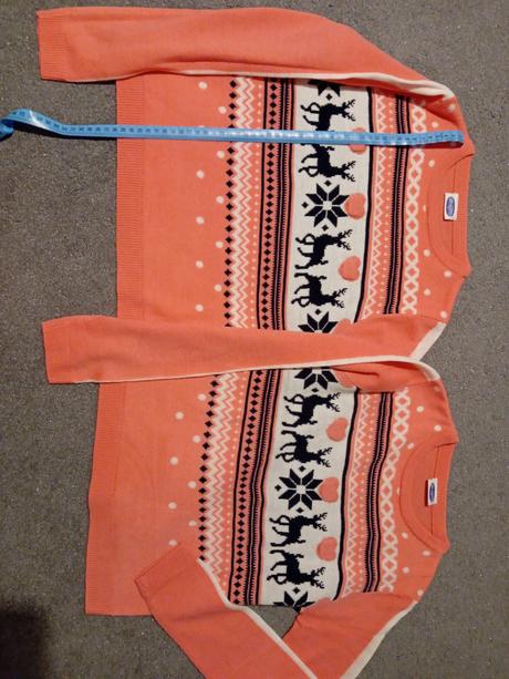 2 x vánoční svetřík svítící, 134