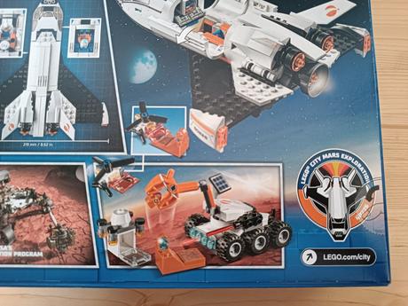 Lego city 60226 raketoplán zkoumající mars,