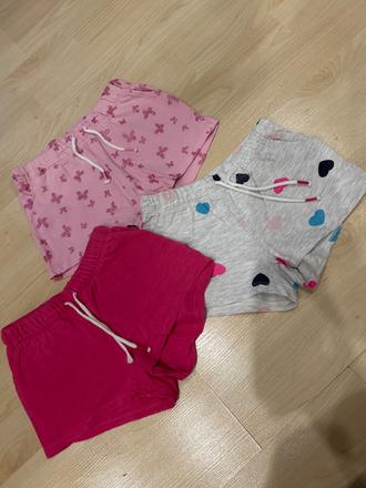 Šortky - 3 ks, h&m,116