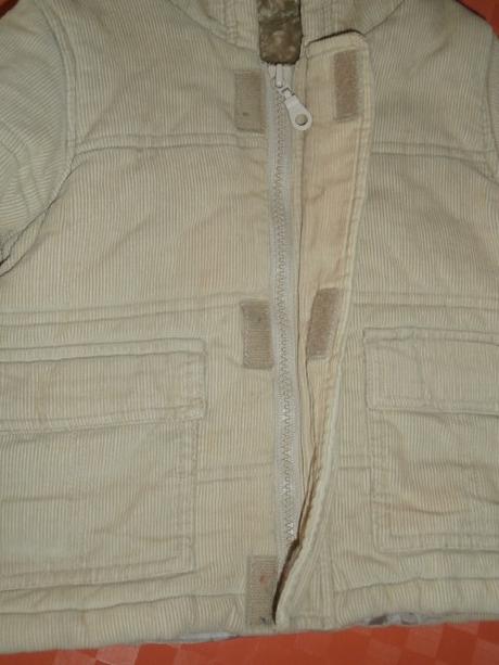 Zimní manžestrová bundička, 74