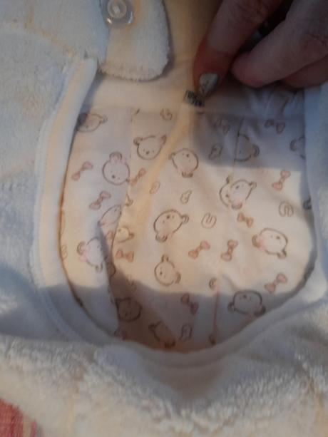 Chlupaťoučká kombinéza na holčičku smetanovorůžová, 62