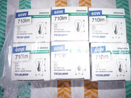 Žárovky 60 w, 