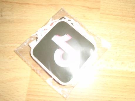 Samolepky tik tok na laptot batoh tf 50 ks, 