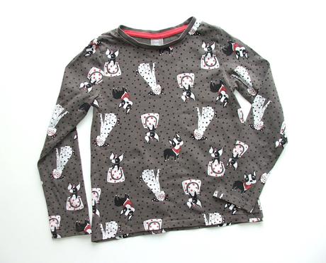 K1104 pyžamové triko vel. 128, 128