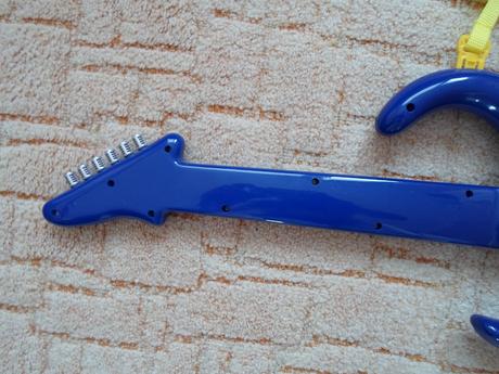 Modrá dětská kytara se zvuky, 