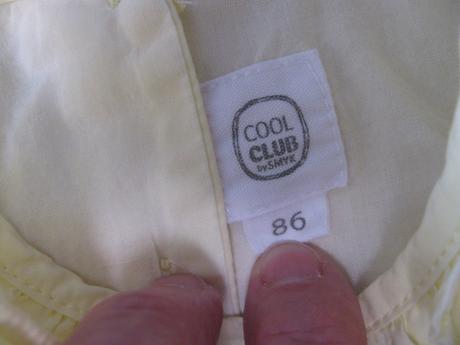 Krásné plátěné sv.žluté letní šaty s volánky, coolclub,86