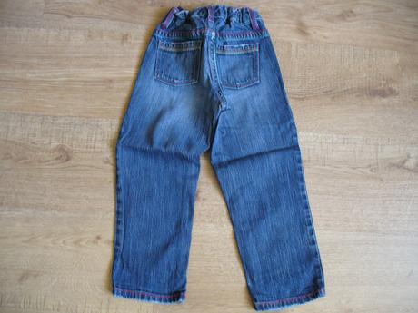 Džíny old navy vel. 116 s barevnými nitěmi, old navy,116