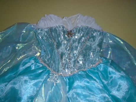 Šaty elsa frozen licence luxusní vel 9/10 let 140, 