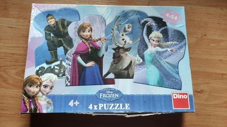 Puzzle ledové království 4x,