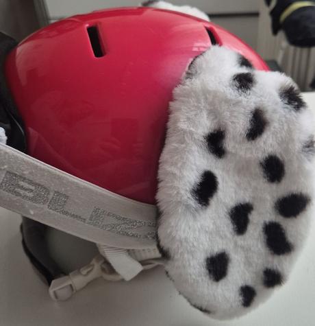 Helma na lyže s (salomon), brýle (brizzard), uši, salomon,s