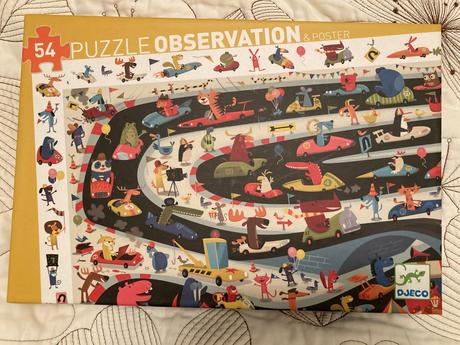 Puzzle djeco rallye automobile 54ks,