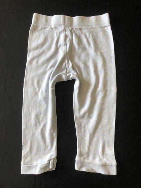 Vel. 80 modré pyžamové kalhoty s puntíky, 80