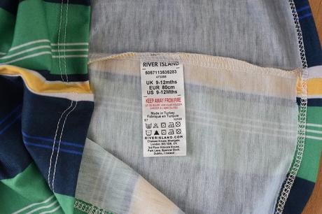 Tričko vel. 9 - 12 m, river island,80