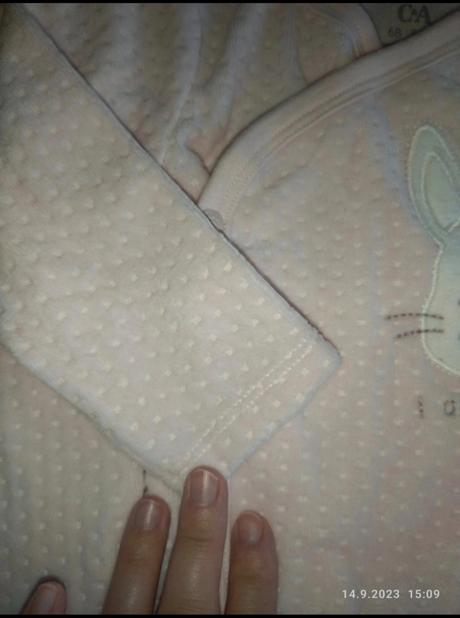 Dívčí polodupačky a kabátek komplet. 3-6m, c&a,62