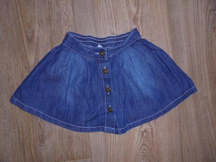 Propínací džínová sukně zn.next, next,80