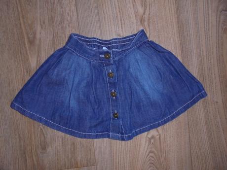 Propínací džínová sukně zn.next, next,80